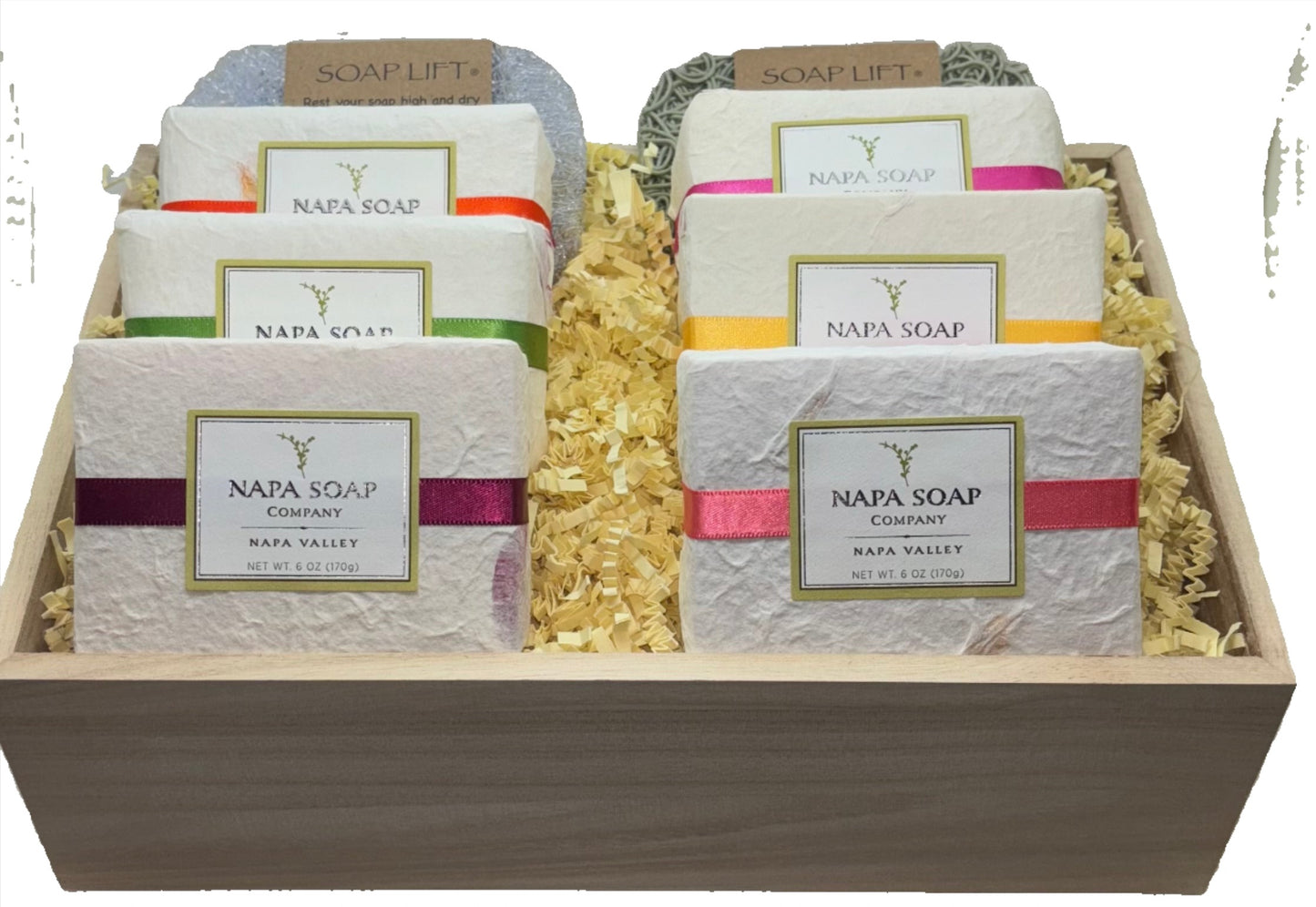 Half Dozen Soaps Gift Basket - Best Sellers