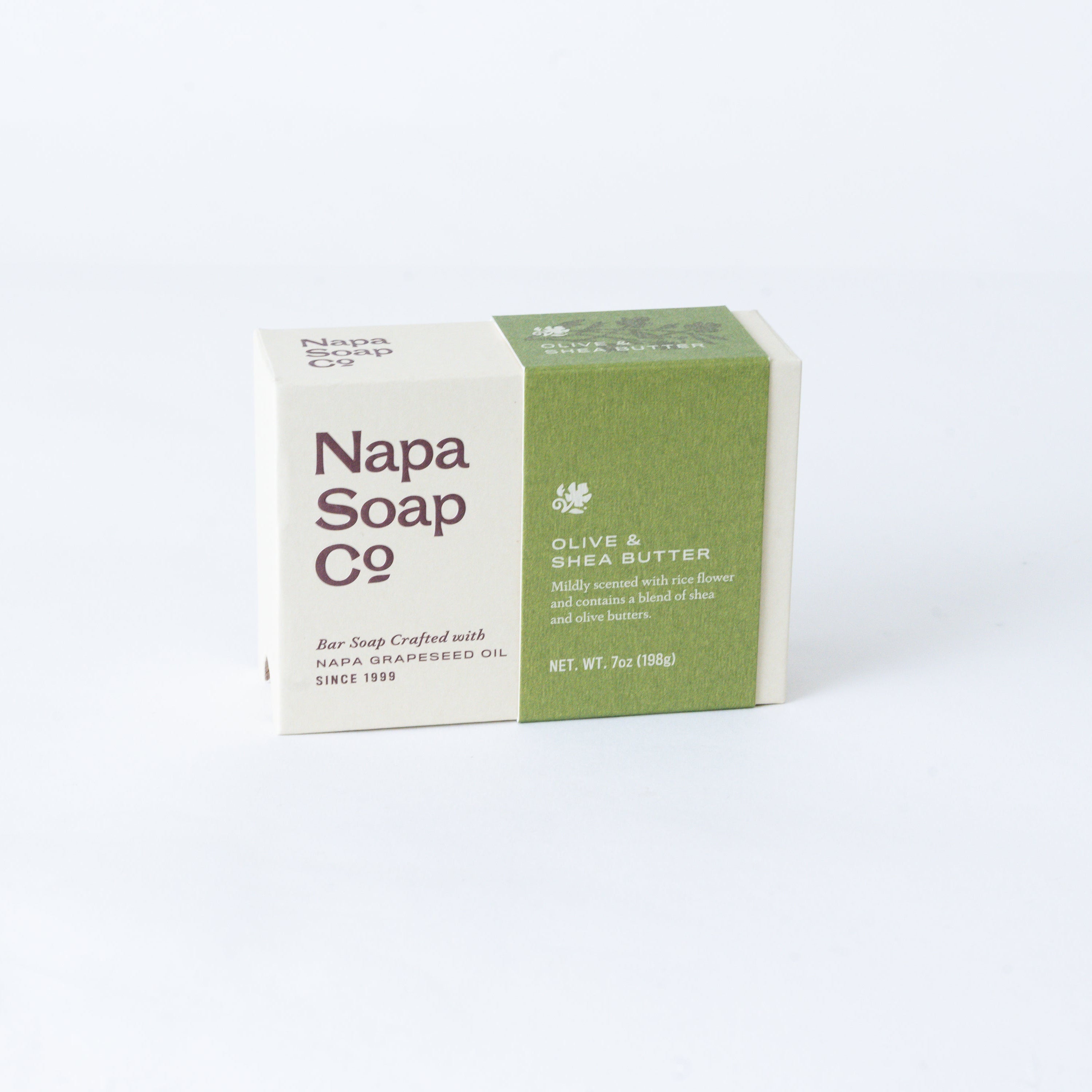 Napa Soap Co. bar of soap on a white background