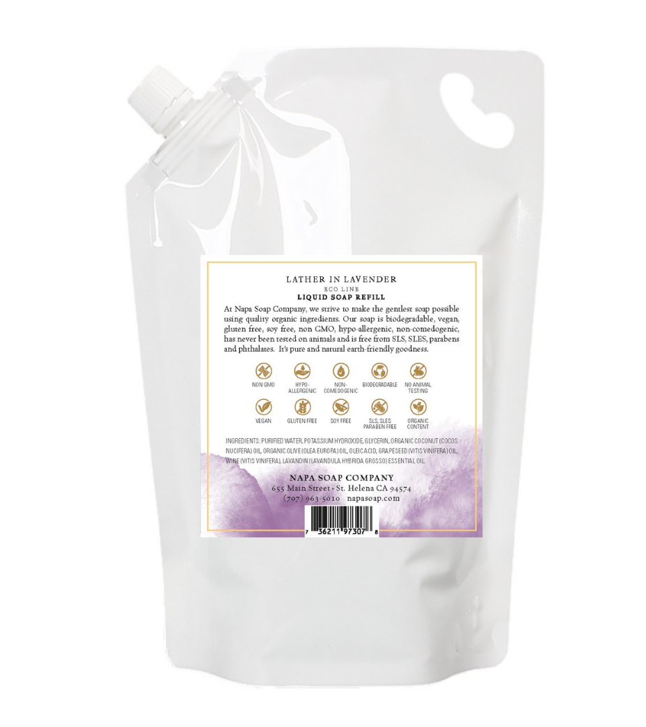 Lather in Lavender Eco Line Liquid Soap Pouch Refill