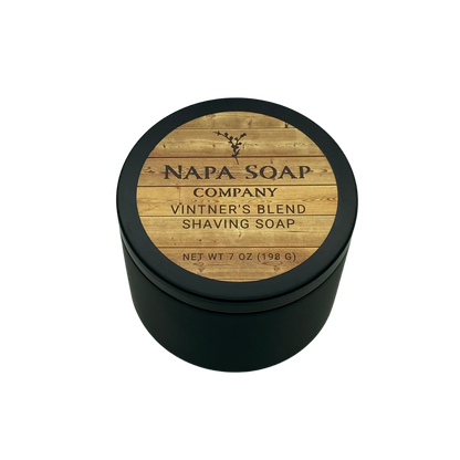 Shaving Soap Set - Black Tin