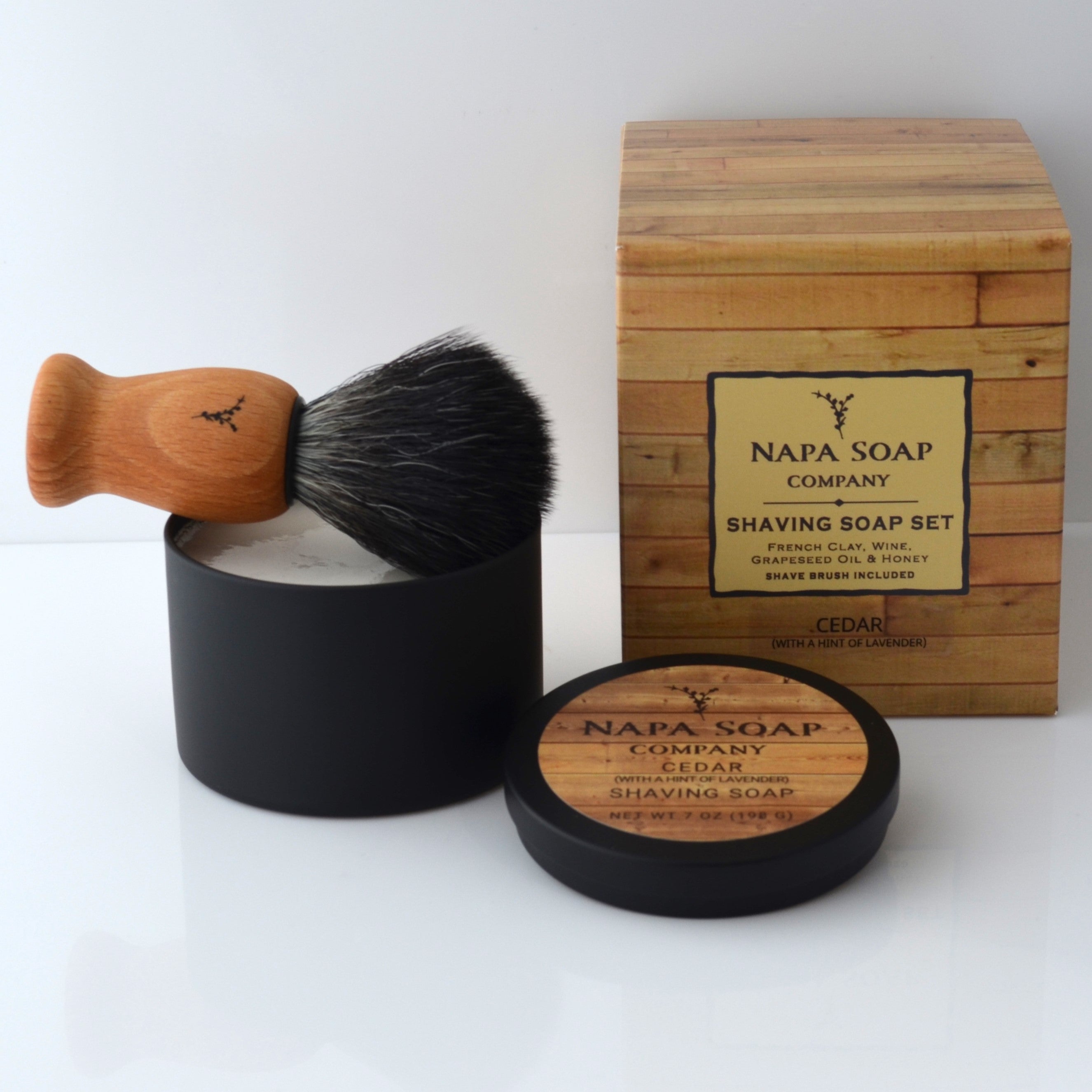 Shaving brush set