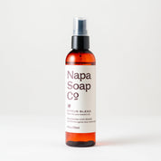 Napa Soap Co. hand sanitizer bottle on a white background