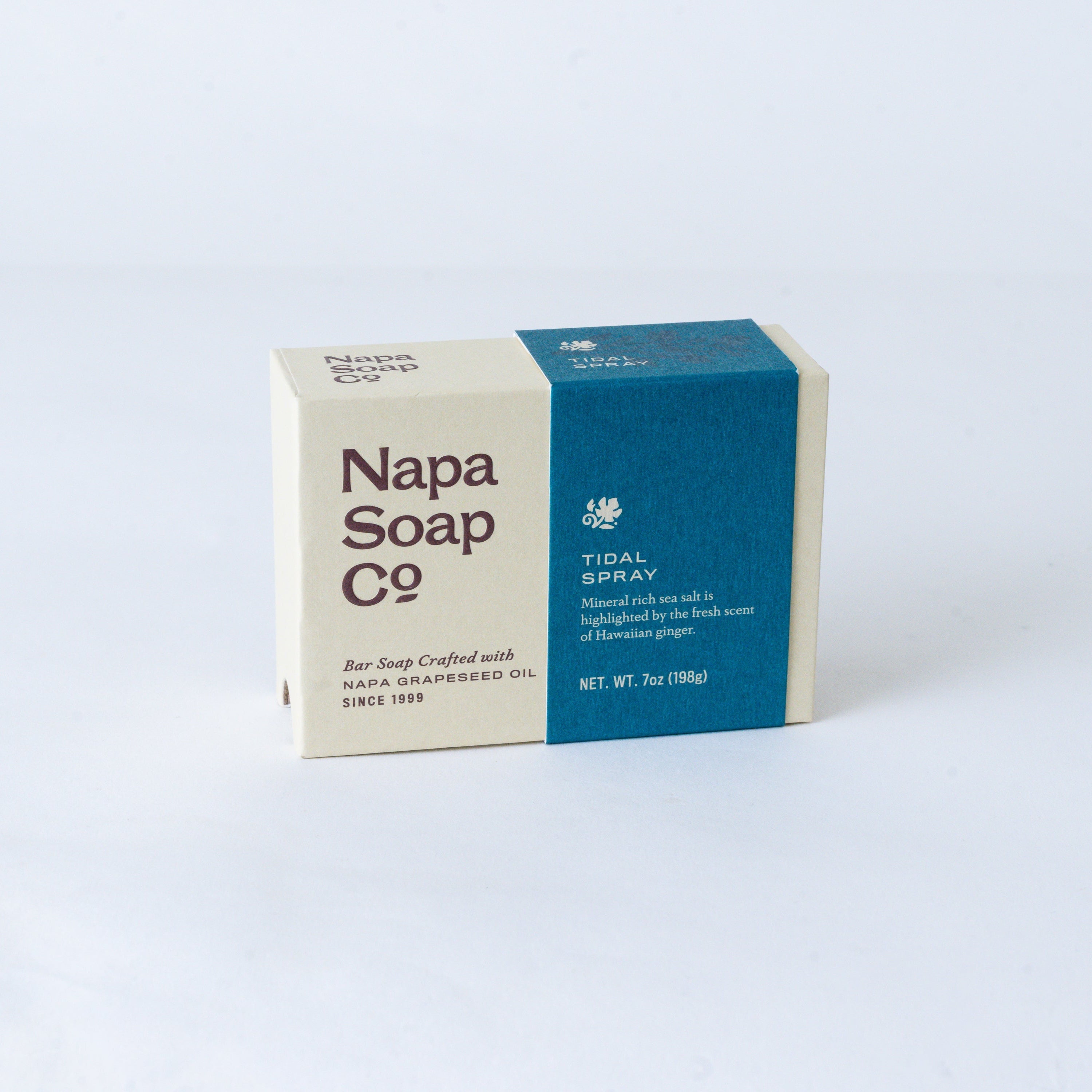 Napa Soap Co. bar soap packaging on a white background