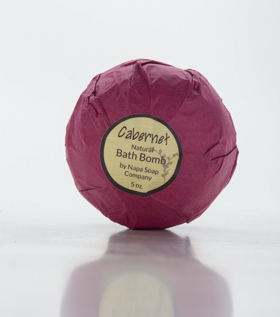 Bath Bomb - Cabernet - Napa Soap Company