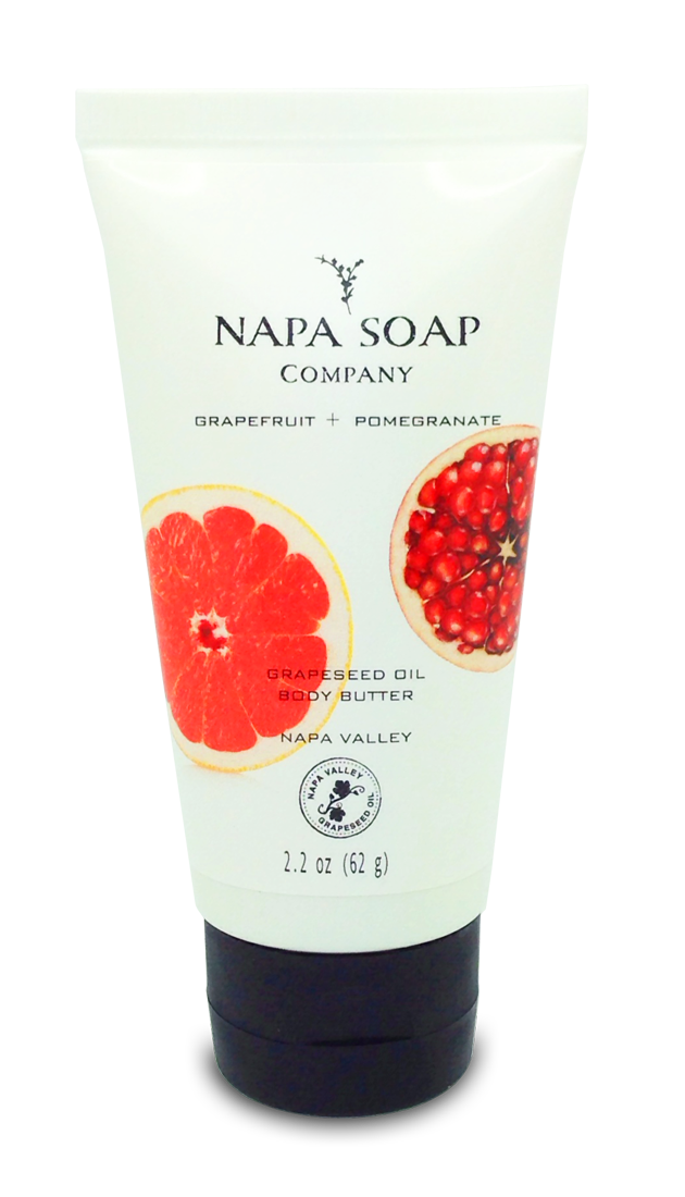 Grapefruit Pomegranate Body Butter 2 oz. - Napa Soap Company