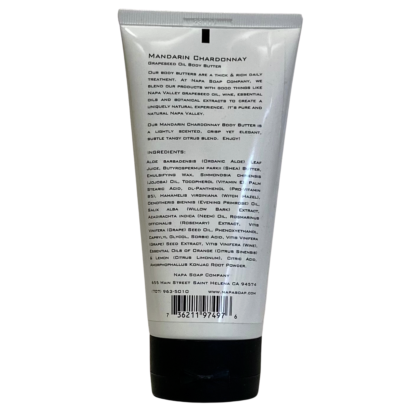 Mandarin Chardonnay Body Butter - 6 oz. - Napa Soap Company