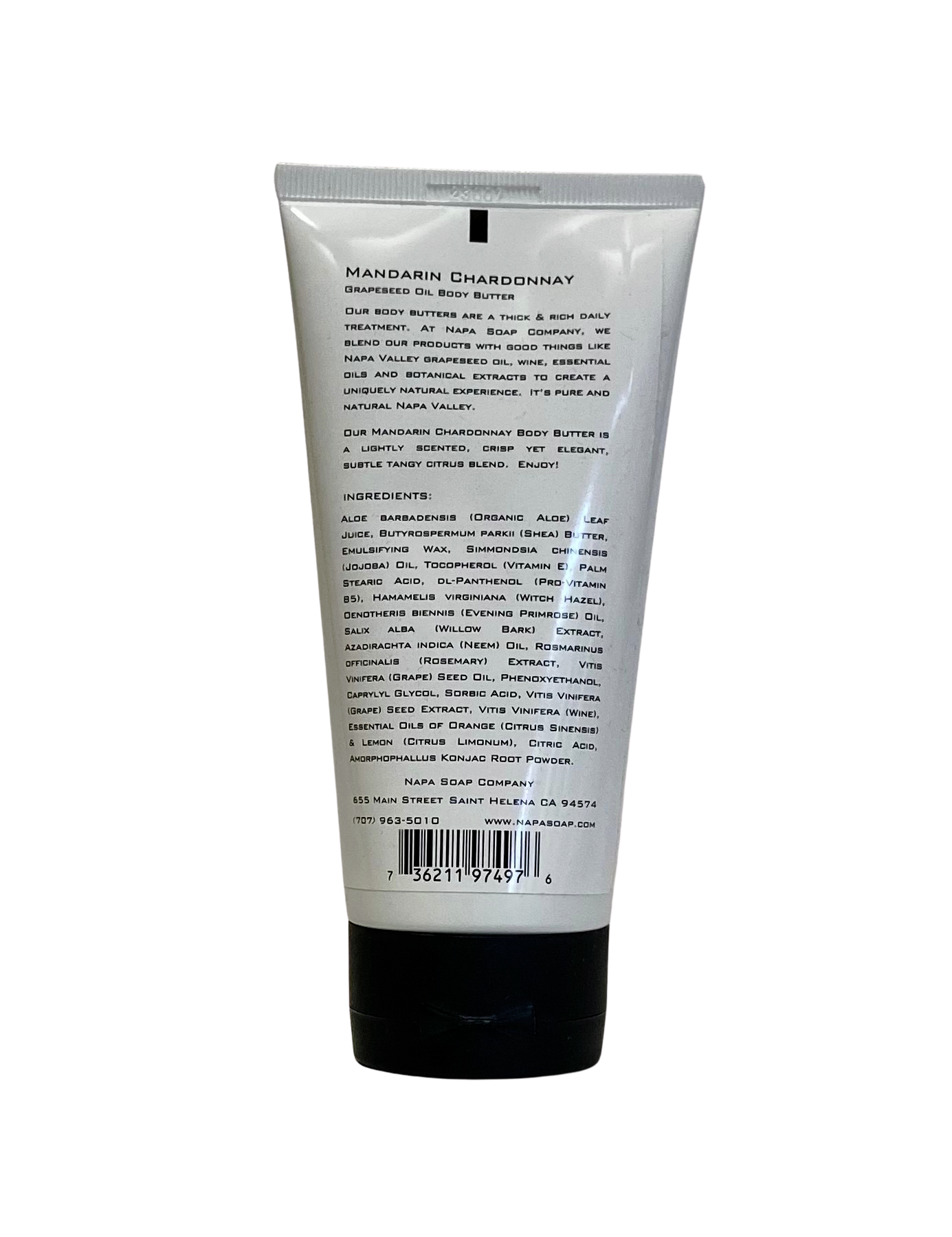 Mandarin Chardonnay Body Butter - 6 oz. - Napa Soap Company