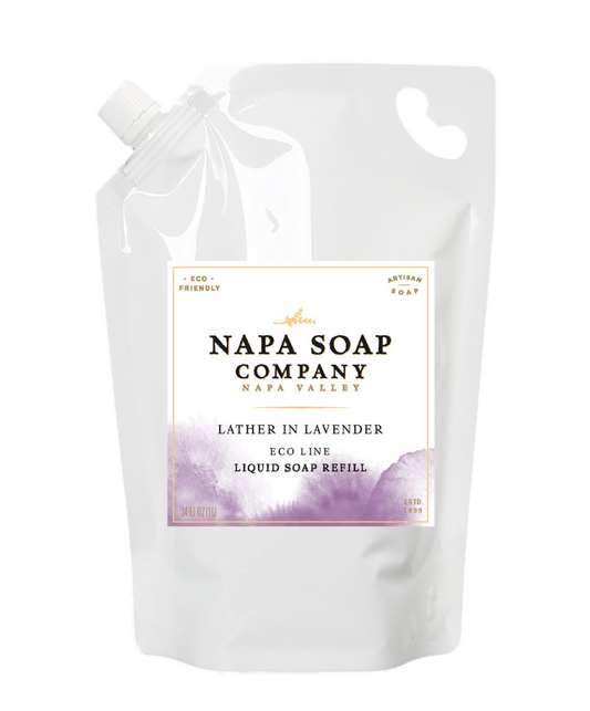 Lather in Lavender Liquid Soap Pouch Refill