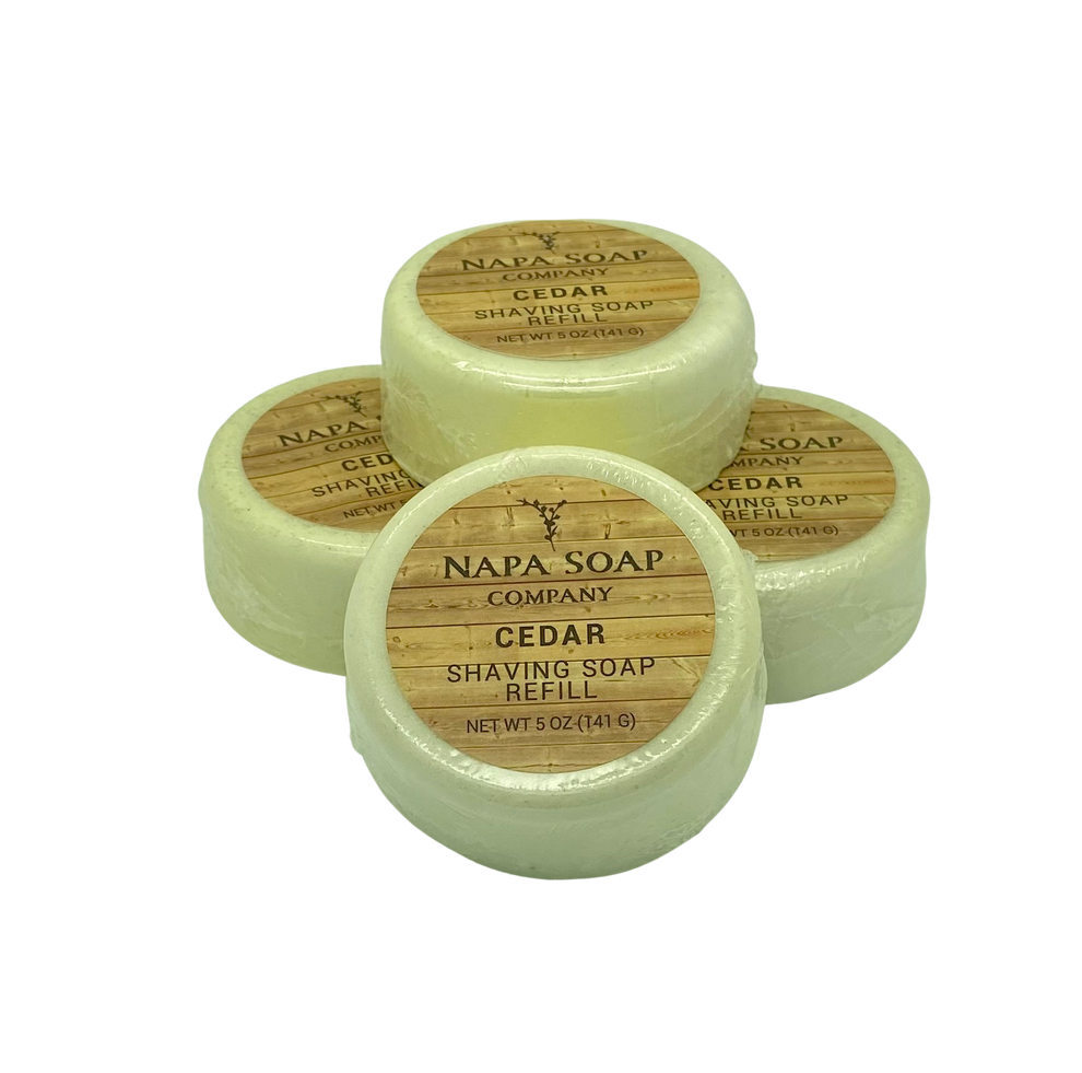 Shaving Soap Refill for Enamel Style Mug Mens Beauty Care Napa Soap