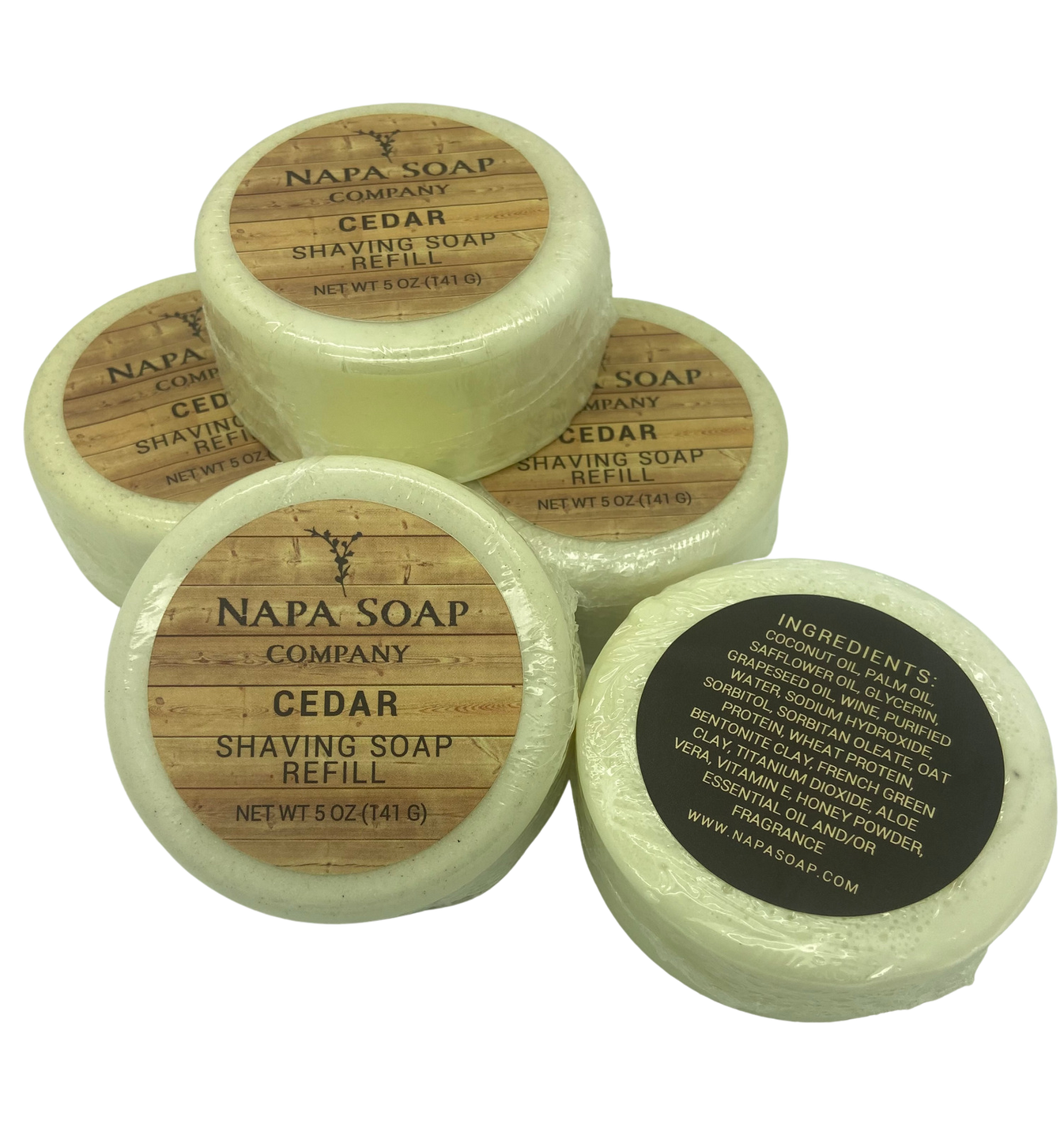 Shaving Soap Refill for Enamel Style Mug Mens Beauty Care Napa Soap