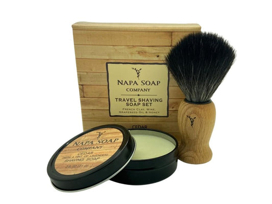 Travel Shaving Soap Gift Set